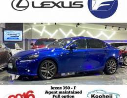 Lexus is 350 - *F* 2016 *Agent maintained ...