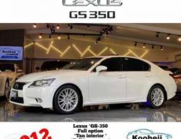 Lexus *GS-350* 2012 Full option *Tan inter...