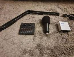 Bm800 microphone full set with mixer and p...