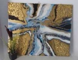 Resin art picter