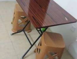 Table with two Stools - 16 BD emergency Sa...