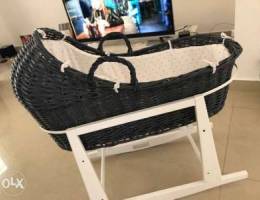 Mamas & Papas Moses Basket and Rocker