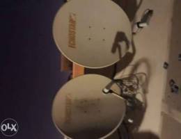 new satellite setting Airtel dish and keyb...