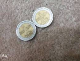 Bahrain old 500 fils coin