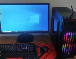 Gaming PC with Monitor