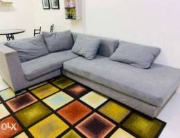 L shape sofa set for sale in good conditio...