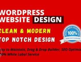 we create wordpress website design or blog