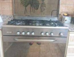 GlemGas Stainless Steel - 5 Burners with g...