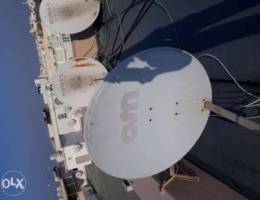 new satellite dish fixing