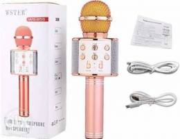 Wireless microphone with speaker