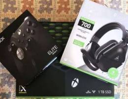 Xbox x series+elite 2 gear+turtle beach st...