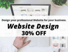 Website development service in 30% off