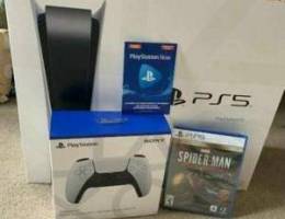 Ø­Ø²Ù…Ø© PS5 Sony PlayStation Ù…Ø¹ 2 ÙŠØ¯ ØªØ­ÙƒÙ… Ù…Ø¹ ...