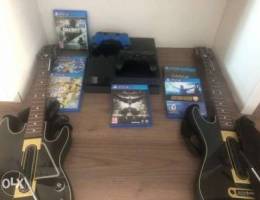 ps4 + games + 2 controllers