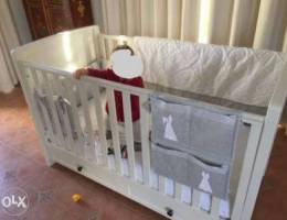 Baby Cot Bed - Silver Cross Nostalgia