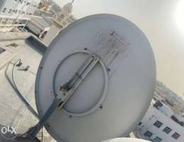 Dish with Airtel set top box