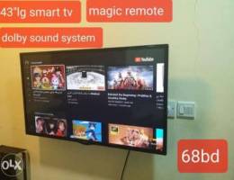 Lg 43 inches smart tv with magic remote