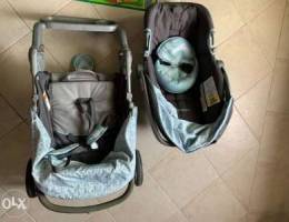 Stroller with car seat