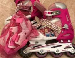 roller blades with protection