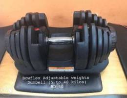 BOWFLEX Dumbell (SINGLE) / Adjustable weig...