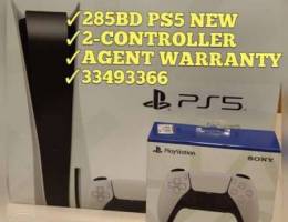 285BD PS5 + 2Controller/ Agent Warranty