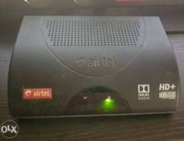 Airtel dish + HD receiver for sale