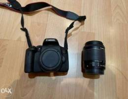 Canon 750D with kit lens