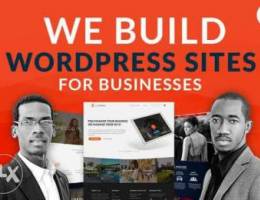 I will build a sales focused wordpress web...