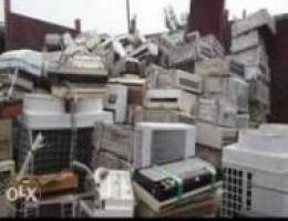 We purchase scrap and old Ac in good price