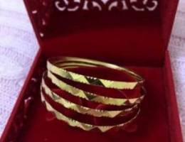 4 bangles 21 k -40.5 grams