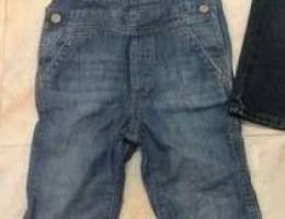 2-3 year dungarees denim