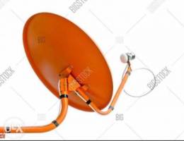 dish satellite TV Arabia office new good o...