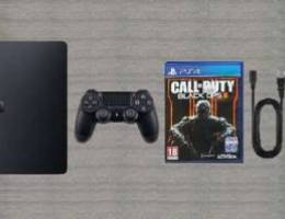 PS4 Slim 1TB + 1 Control + 1 Game