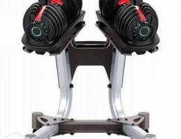 Adjustable Dumbbells Set With Stand (2.5kg...