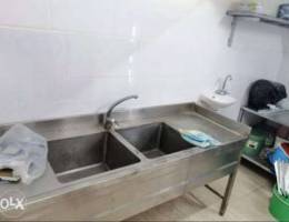 Double washbasin Ù…ØºØ³Ù„Ø© Ø­ÙˆØ¶ÙŠÙ†