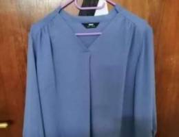 Woman blouse blue