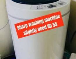 Sharp washing machine for sale slightly us...