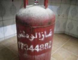 Gas cylinder. Grander and drill machine fo...