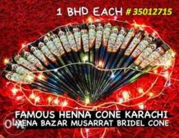 Henna mehndi cone meena bazara karachi