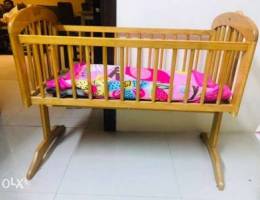 Baby Wooden Crib for Sale