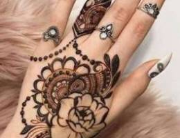 Plucking,henna,bridal makeup