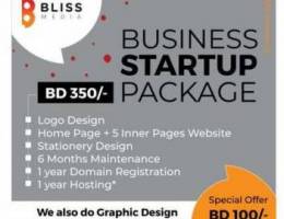 Business Startup Package 350 BHD/-