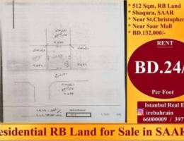 Residential Land ( RB ) for Sale in Shaqur...
