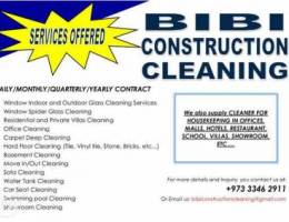 Bibi Constructions Cleaning is the only cl...