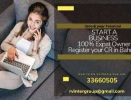 100% Expat Company CR in Bahrain