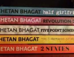 1 bd each Chetan Bhagat