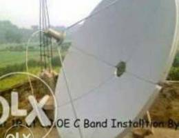 new satellite Airtel Dish fixing CCTV rece...