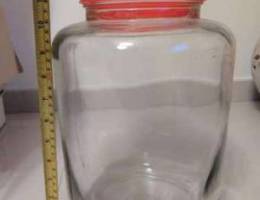 Large Glass Jar( almost 1 feet in height)