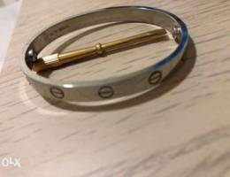 Cartier bangle silver full details exact c...