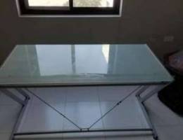 Glass desk